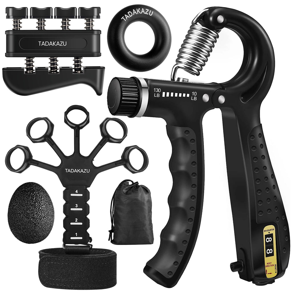 Hand Grip Trainer Kit – 4-in-1 Set for Forearm & Finger Strength