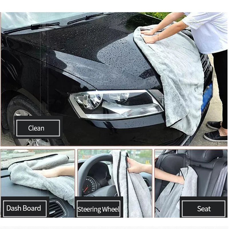 Ultra-Absorbent Microfiber Car Cleaning Towel – Scratch-Free