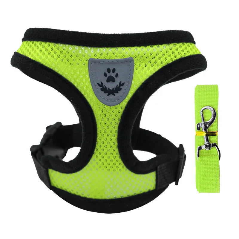 Adjustable Pet Harness with Leash – Comfortable & Secure