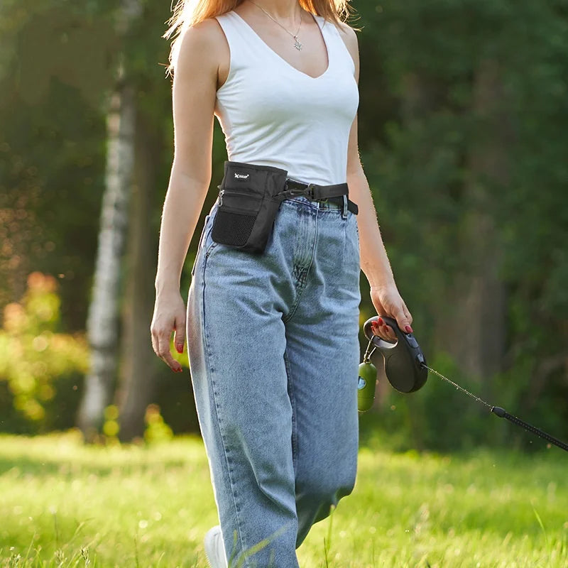 Dog Training Treat Bag – Portable Waist Snack Pouch