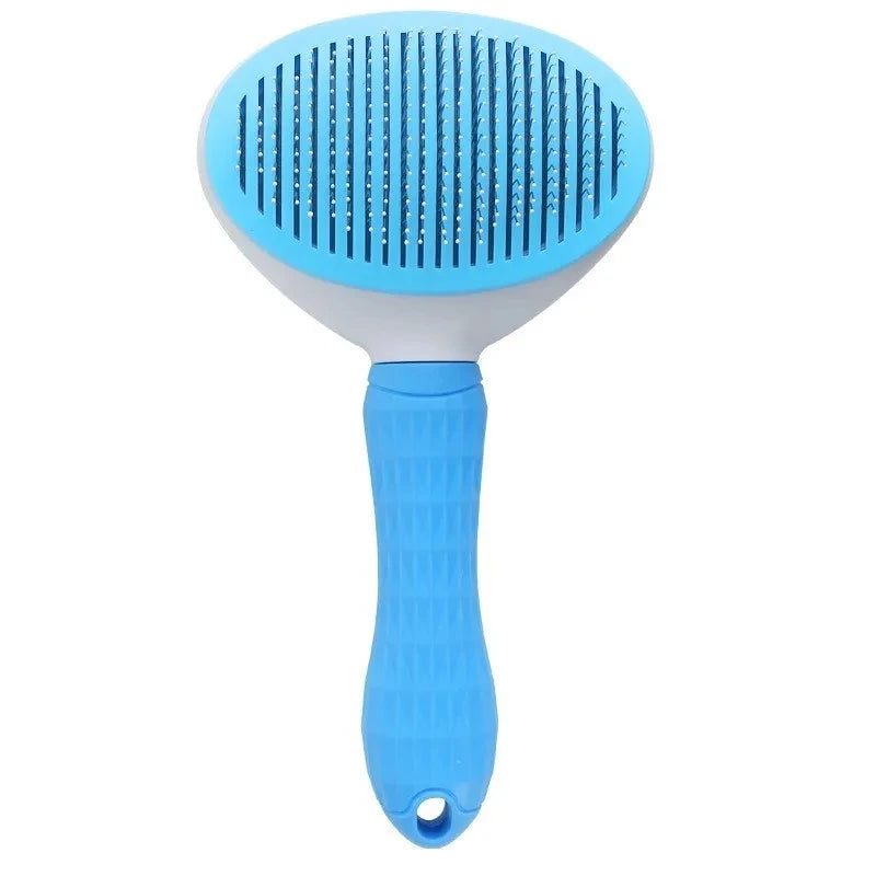 Self-Cleaning Pet Grooming Brush – Hair Remover for Dogs & Cats