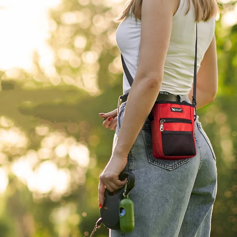 Dog Training Treat Bag – Portable Waist Snack Pouch