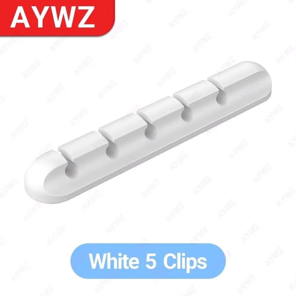 Cable Organizer Clips – Self-Adhesive Cord Management for Home & Office