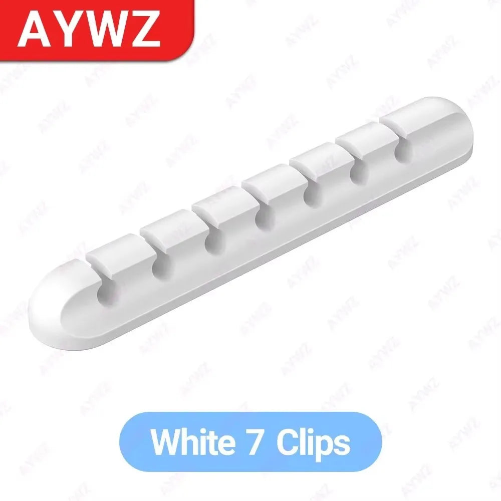 Cable Organizer Clips – Self-Adhesive Cord Management for Home & Office