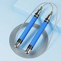 Adjustable Metal Jump Rope – Anti-Slip Handles for Cardio Training