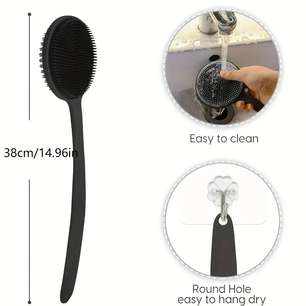 Silicone Back Scrubber Brush – Deep Cleansing & Gentle Exfoliation