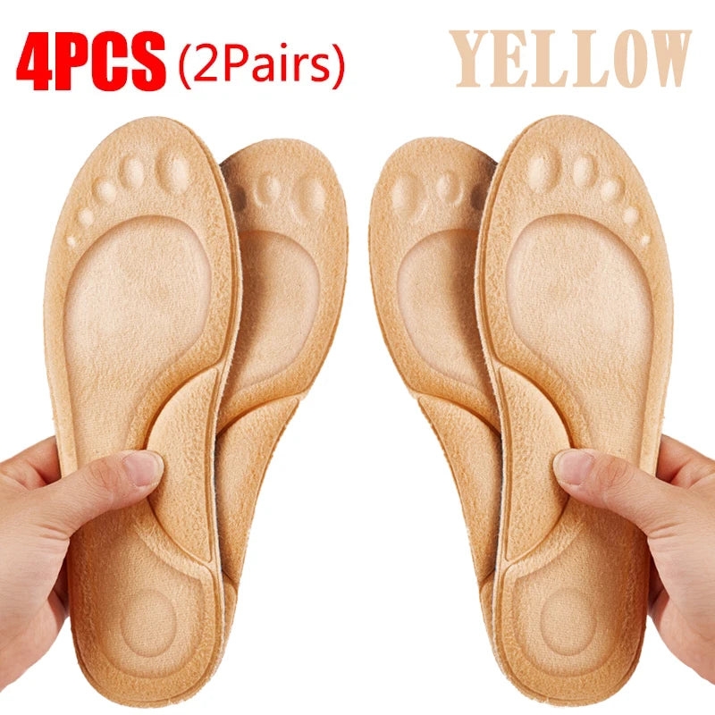 4D Orthopedic Sport Insoles – Shock Absorbent & Arch Support