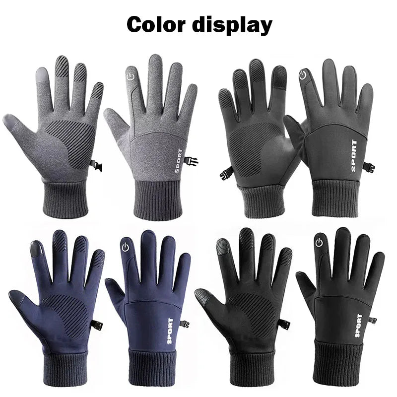 Waterproof Touchscreen Winter Gloves – Warm, Anti-Slip & Windproof