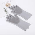 Pet Bathing Gloves – Anti-Scratch Silicone Scrubber