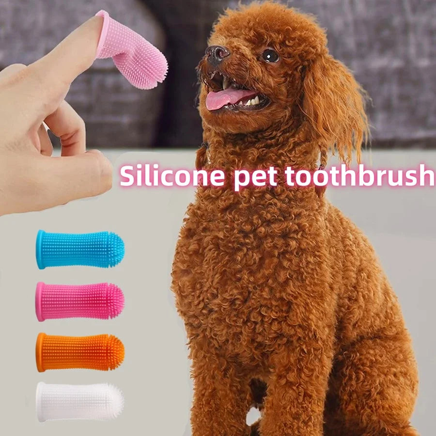 Pet Finger Toothbrush – Dental Care for Dogs & Cats