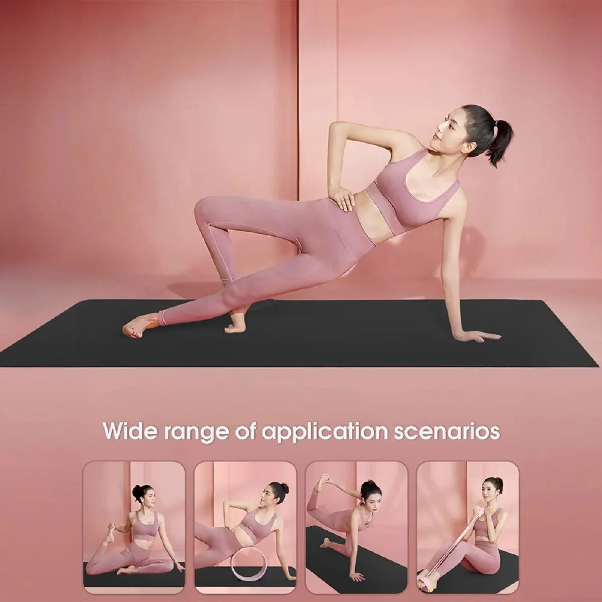 Non-Slip EVA Yoga Mat – Foldable & Lightweight