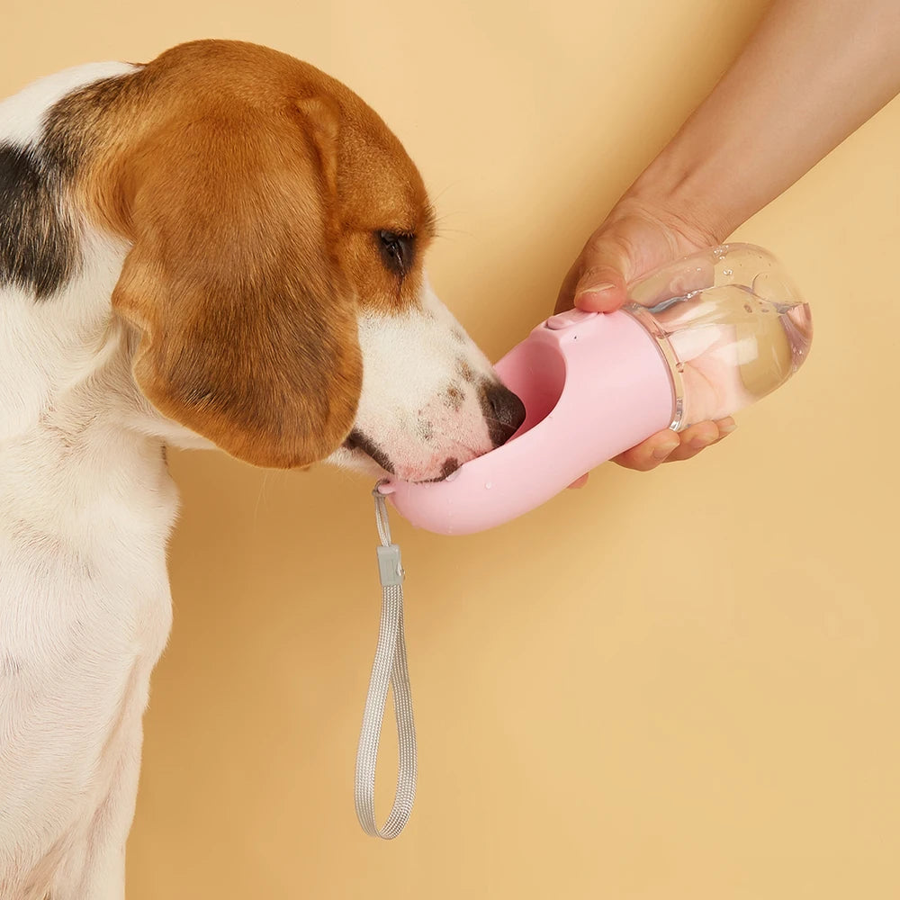 Portable Pet Water Bottle – Leakproof Outdoor Travel Bowl