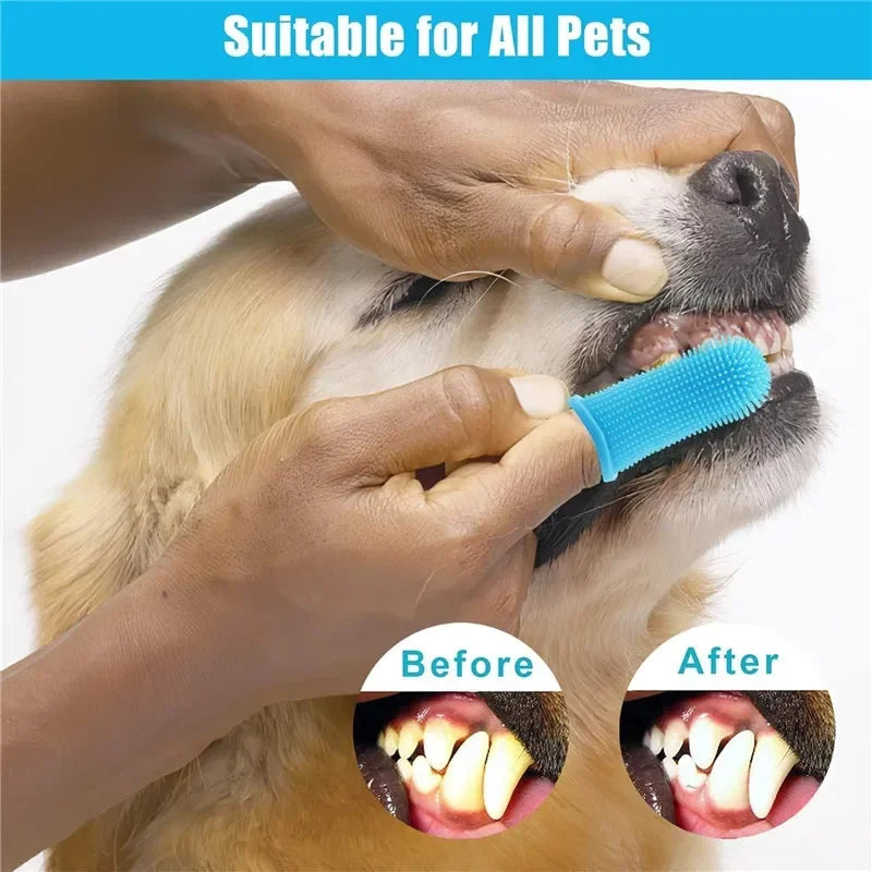 Pet Finger Toothbrush – Dental Care for Dogs & Cats