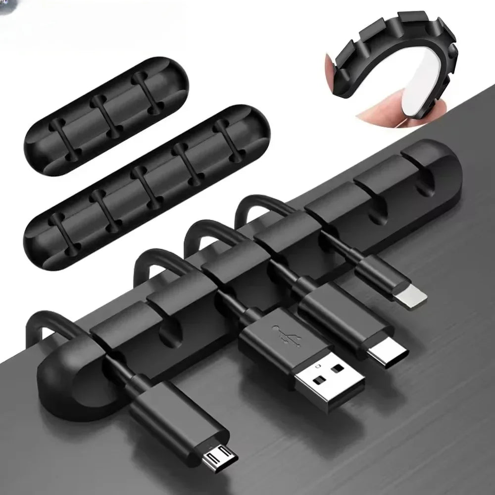 Cable Organizer Clips – Self-Adhesive Cord Management for Home & Office