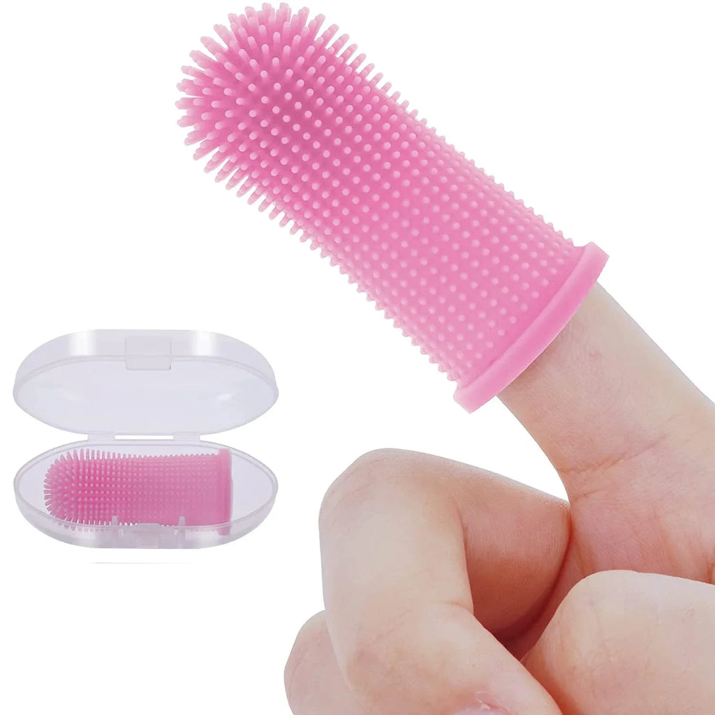 Pet Finger Toothbrush – Dental Care for Dogs & Cats