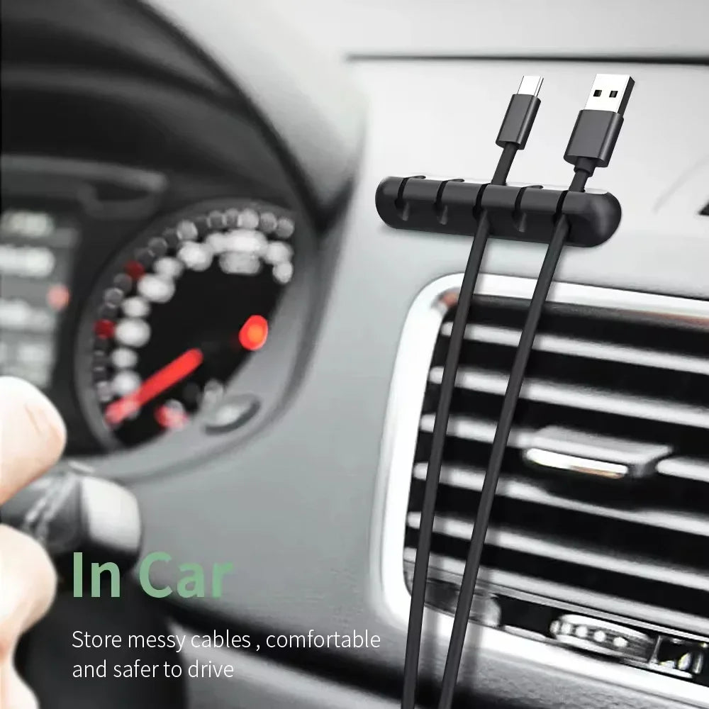 Cable Organizer Clips – Self-Adhesive Cord Management for Home & Office