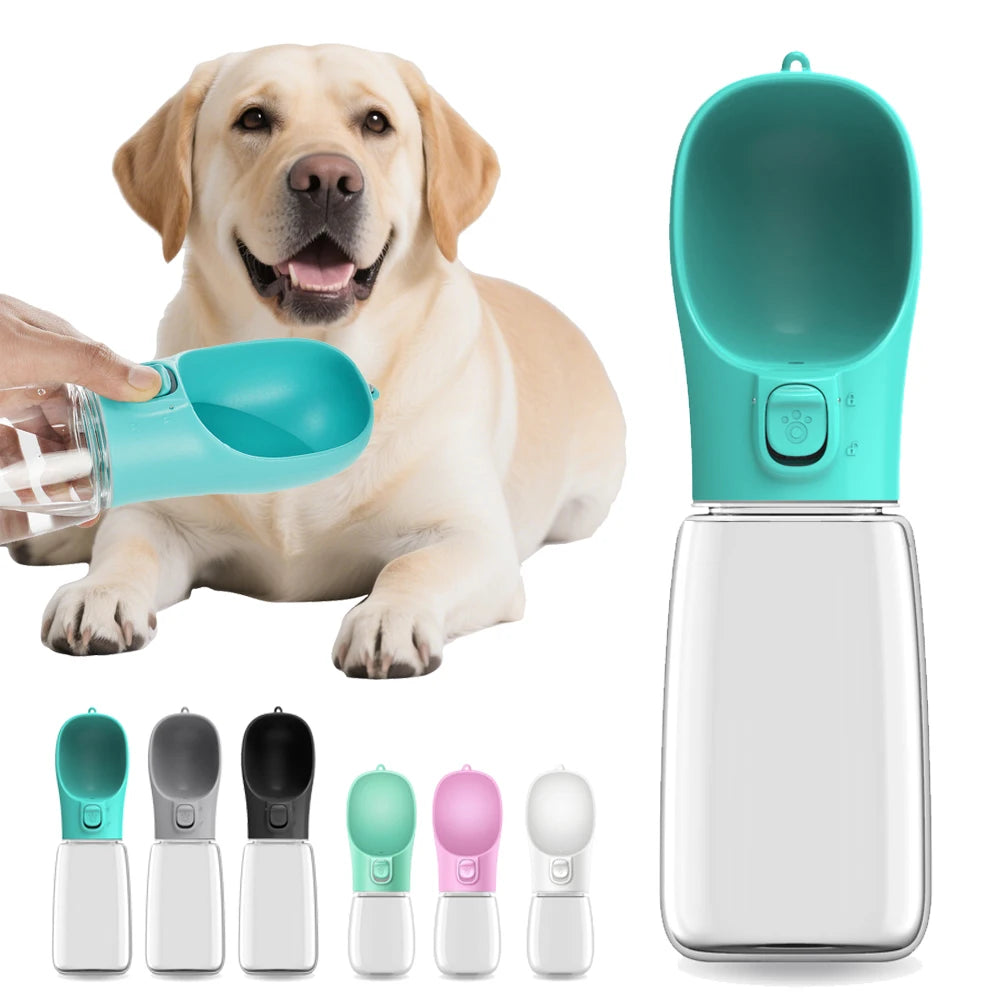 Portable Pet Water Bottle – Leakproof Outdoor Travel Bowl